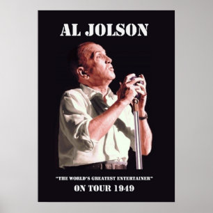 Poster d'Al Jolson sur Tour