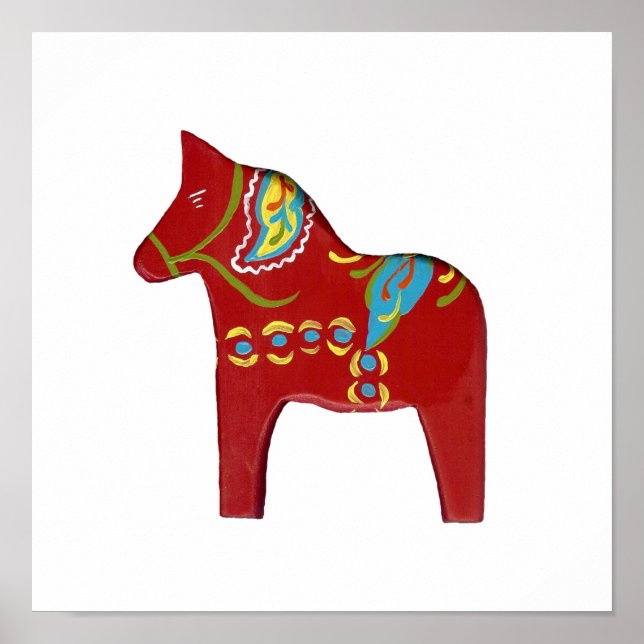 Poster Dala Horse (Devant)