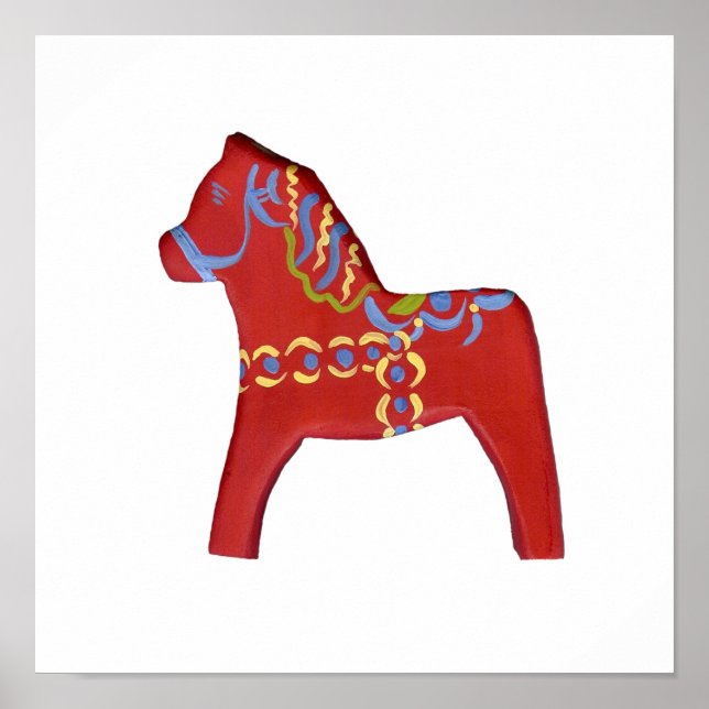 Poster Dala Horse (Devant)
