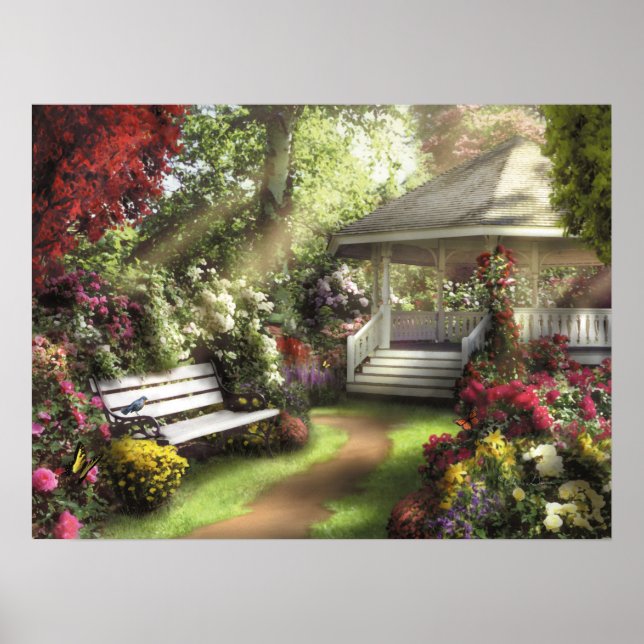 Poster d'Alan Giana "Jardin de lumière" (Devant)