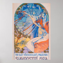 Poster d'Alphonse Mucha pour le Sokol Festival (19