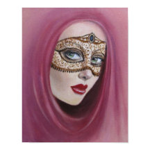 DAME AU MASQUERADE BALL