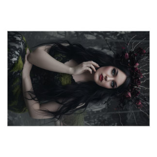 Poster Dame Mystérieuse