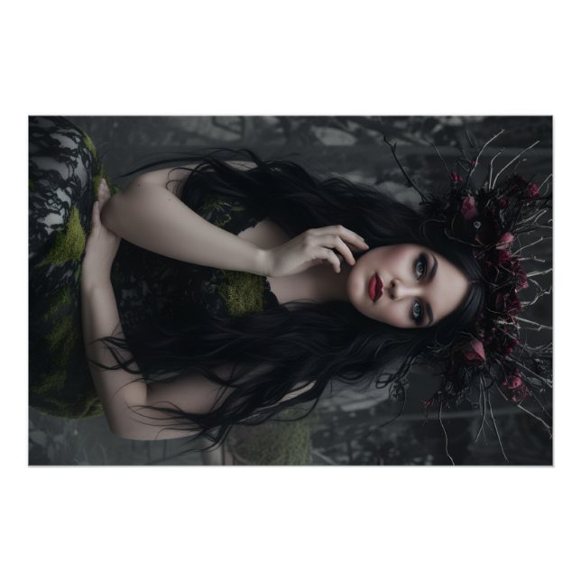 Poster Dame Mystérieuse (Devant)