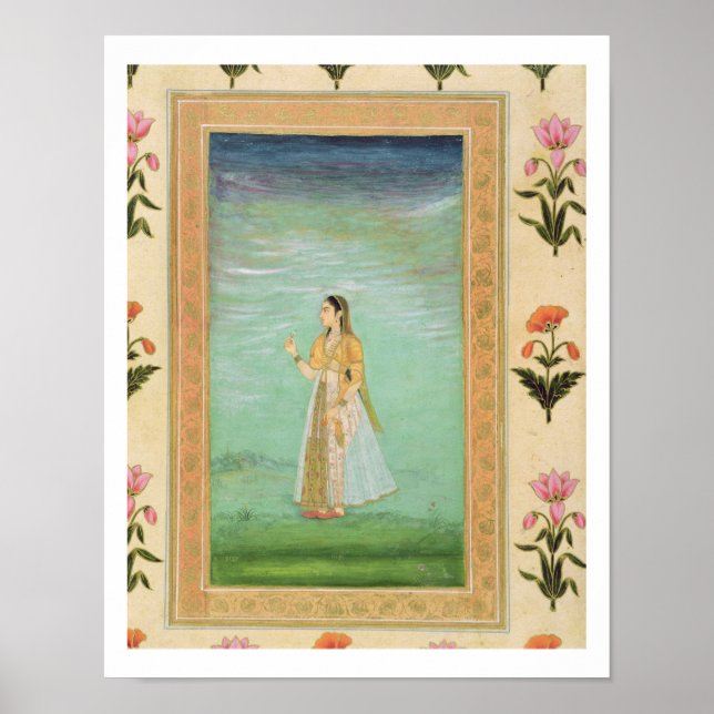 Poster Dame tenant une fleur, de l'Album Petite Clive (Devant)