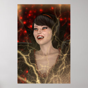 Poster Dame Vamp