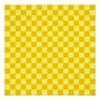 Damier jaune de classique de combinaison