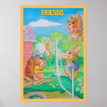 Poster d'amis pour enfants