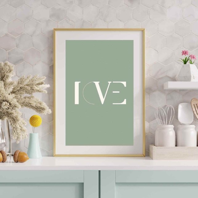 Poster d'amour coloré (Créateur téléchargé)