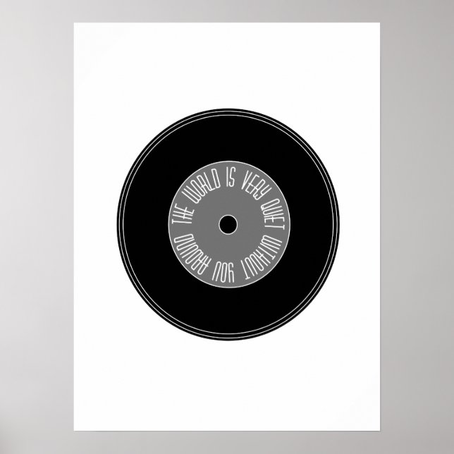 Poster d'amour en B&W (Devant)