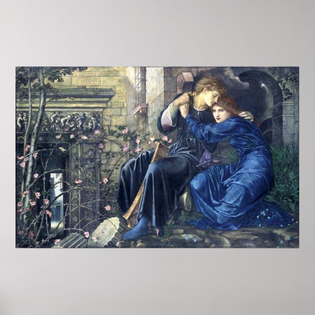 Poster d'amour parmi les ruines (Devant)