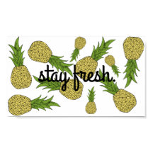 Poster d'ananas Stay Fresh