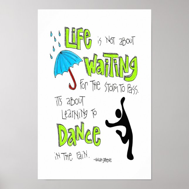 Poster : Dance in the Rain Citation (Devant)