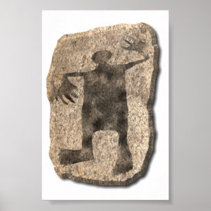 Poster Dancing Man stone
