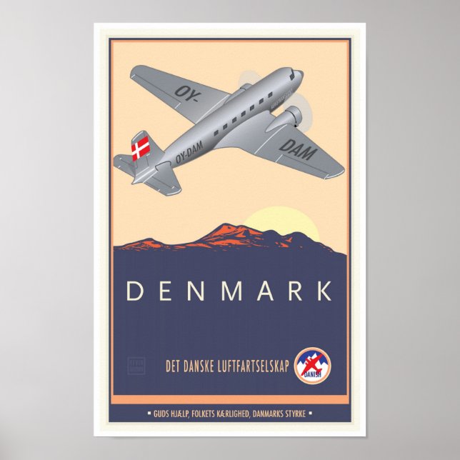 Poster Danemark (Devant)