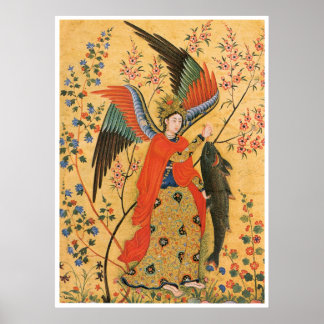 Poster d'ange et de poisson