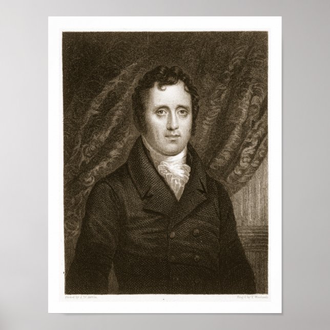 Poster Daniel D. Tompkins (1774-1825) gravé par Thomas (Devant)