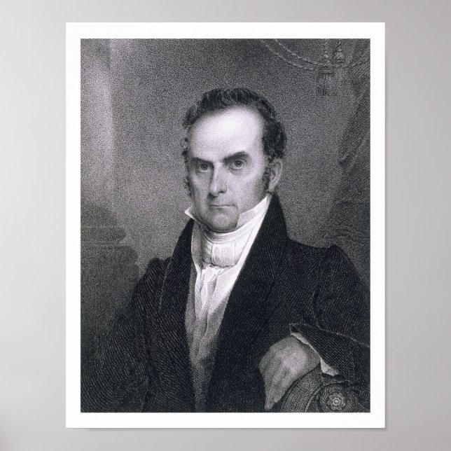 Poster Daniel Webster (1782-1852) (gravure) (Devant)