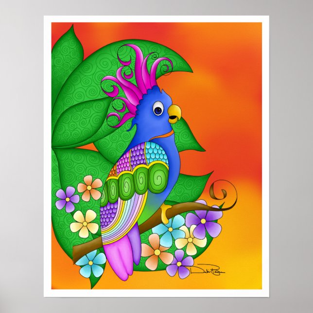 Poster d'Annika Tropical Bird (Devant)