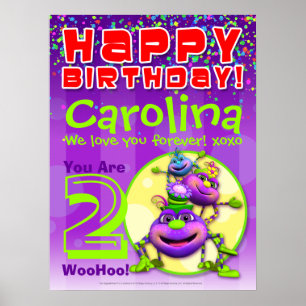 Poster d'anniversaire Itsy Bitsy Spider 18 x 24"