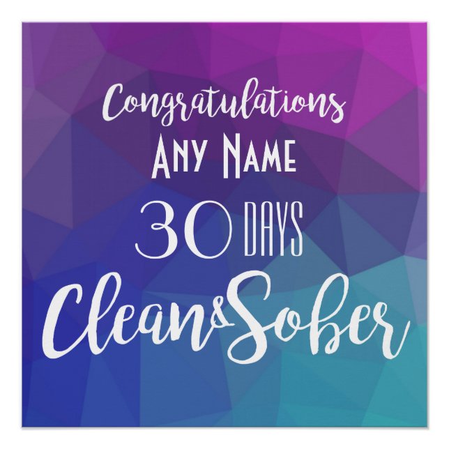 Poster d'anniversaire personnalisé pour l'annivers (Devant)