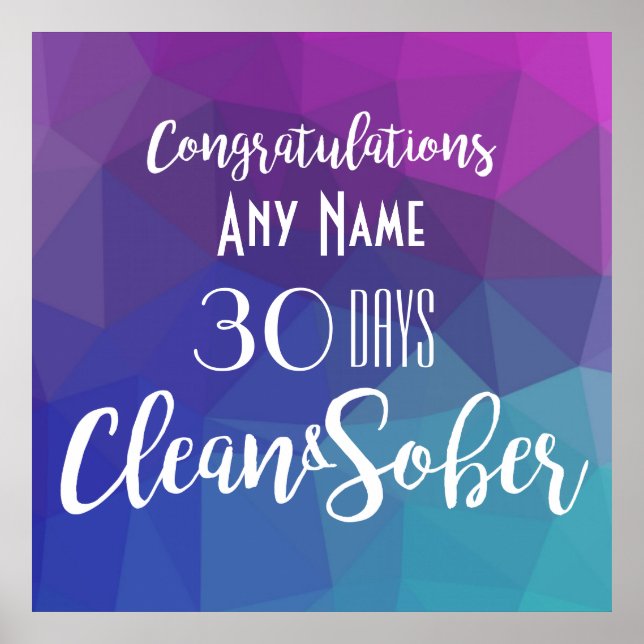 Poster d'anniversaire personnalisé pour l'annivers (Devant)