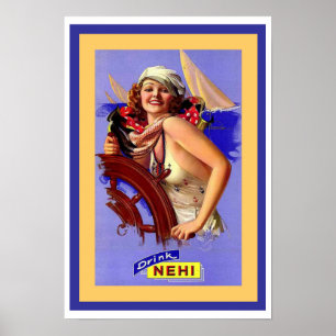 Poster d'Annonce Vintage pour Nehi Soft Drink