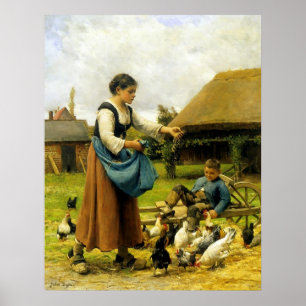 Poster Dans la toile de beaux-arts de ~ de Julien Dupré