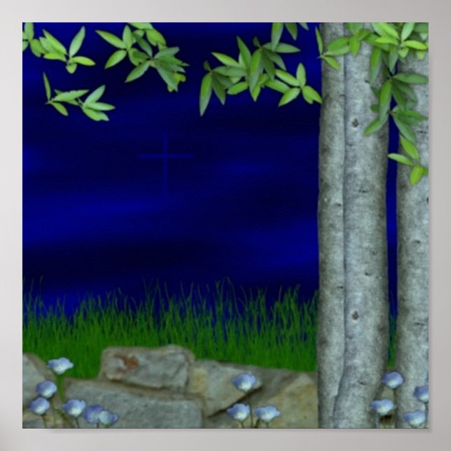 POSTER DANS LE JARDIN (Devant)