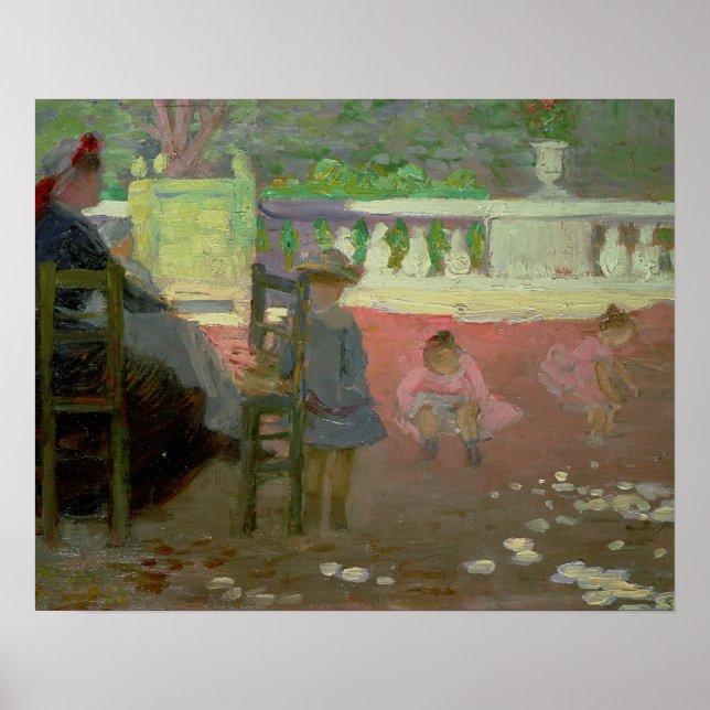 Poster Dans le Jardin du Luxembourg (Devant)