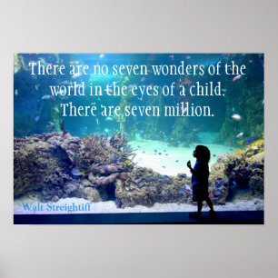 Poster Dans les yeux d'un enfant - paroles de sagesse