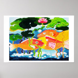 Poster Dans l'étang