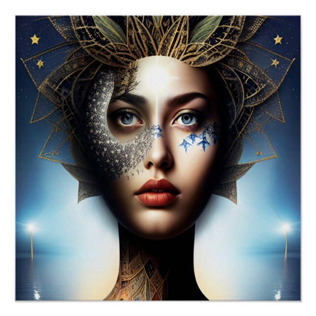 Poster Dans ses étoiles de tête (Devant)
