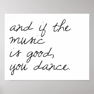 Poster Danse