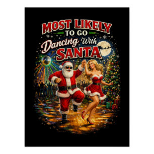 Poster Danse avec le Père Noël