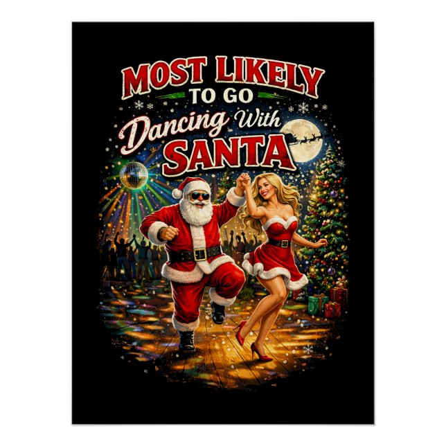 Poster Danse avec le Père Noël (Devant)