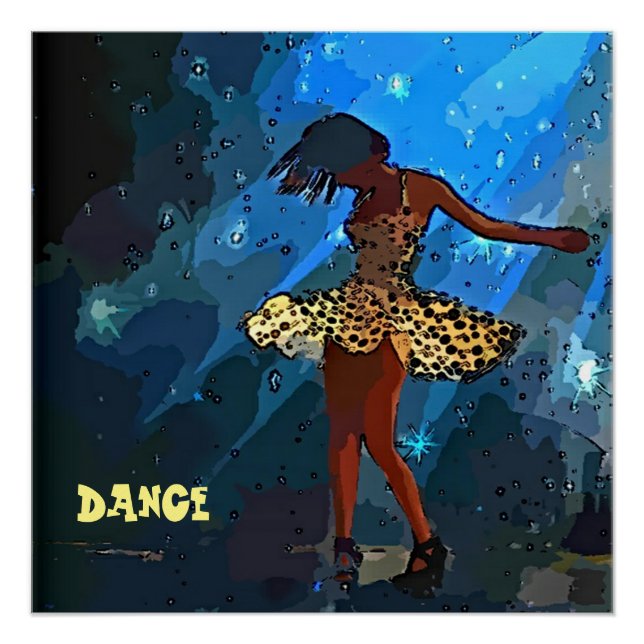 Poster Danse Danser Fille (Devant)