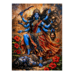 Poster Danse de Kali sur Shiva