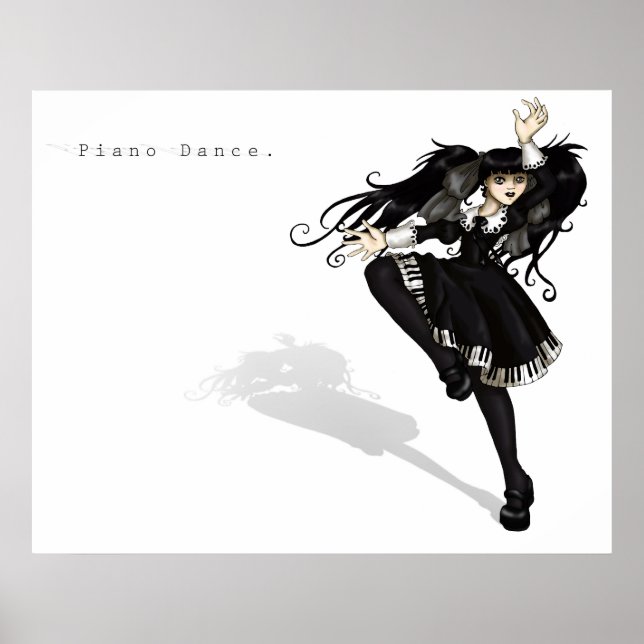 Poster Danse de piano (Devant)