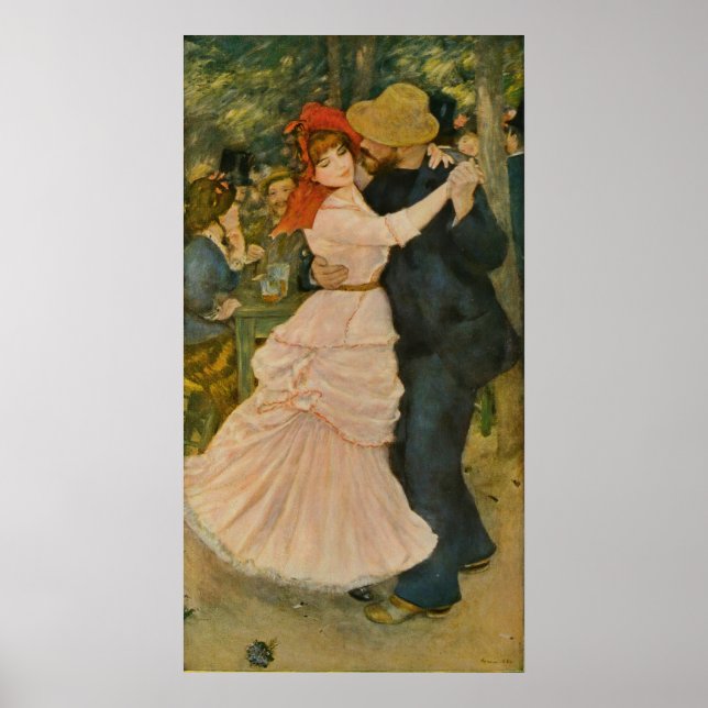 Poster Danse de Pierre-Auguste Renoir à Bougival (1883) (Devant)
