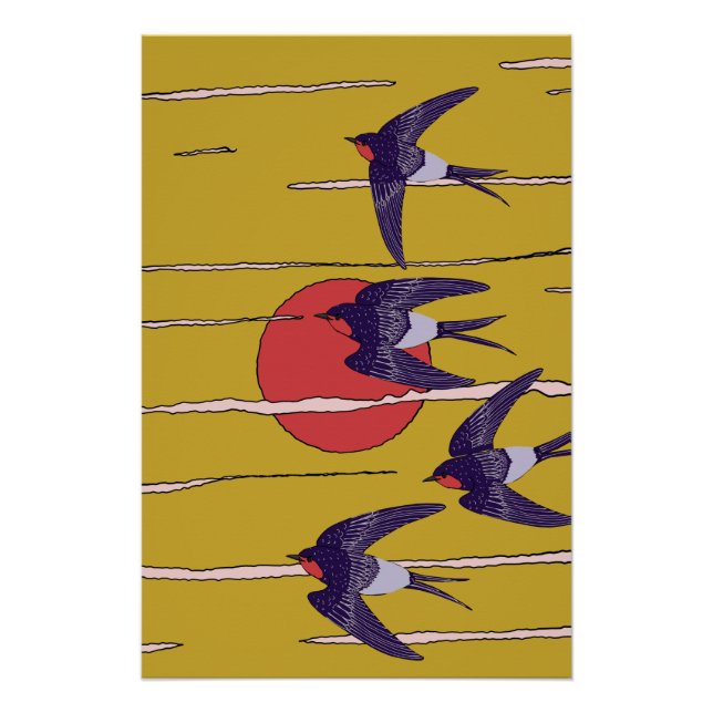 Poster Danse des hirondelles (Devant)