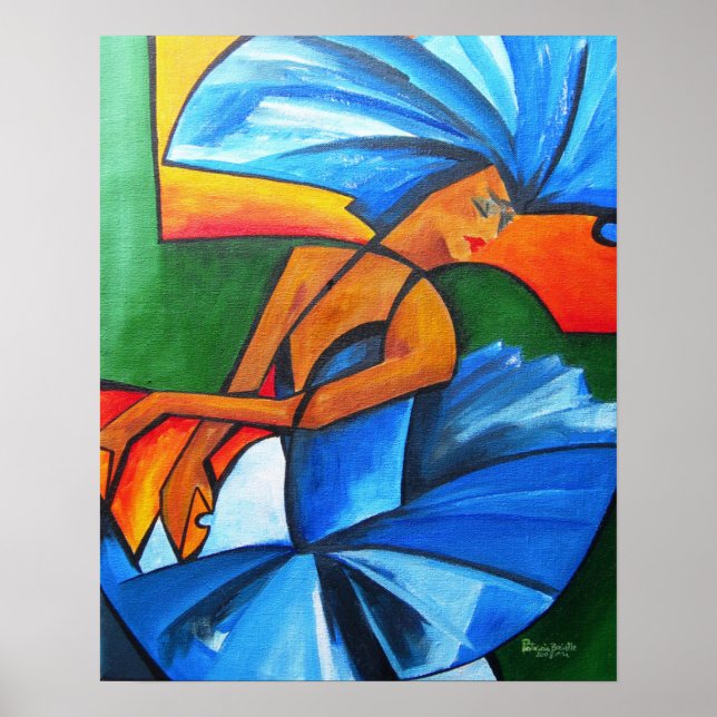 Poster Danse en bleu 2008 (Devant)