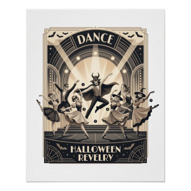 Poster Danse Halloween Revelry (Devant)
