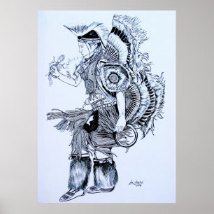 Poster Danse magique indienne Chants