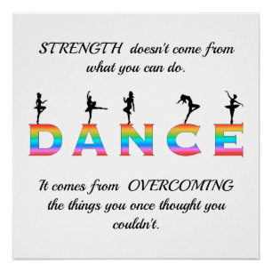 Poster Danse, multicolore