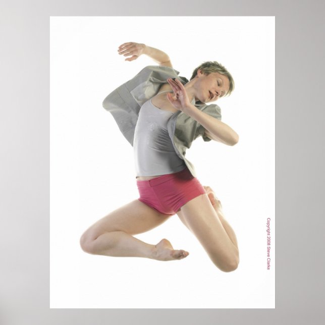 Poster Danseur avec veste grise (Devant)