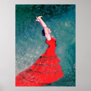 Poster Danseur flamenco