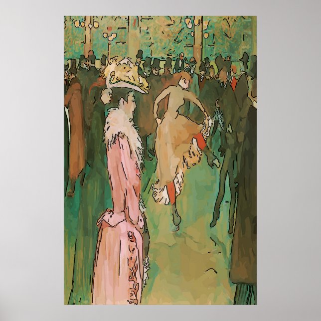 Poster Danseurs du Quartier Français (Devant)