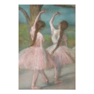 Poster Danseurs en Pink Edgar Degas