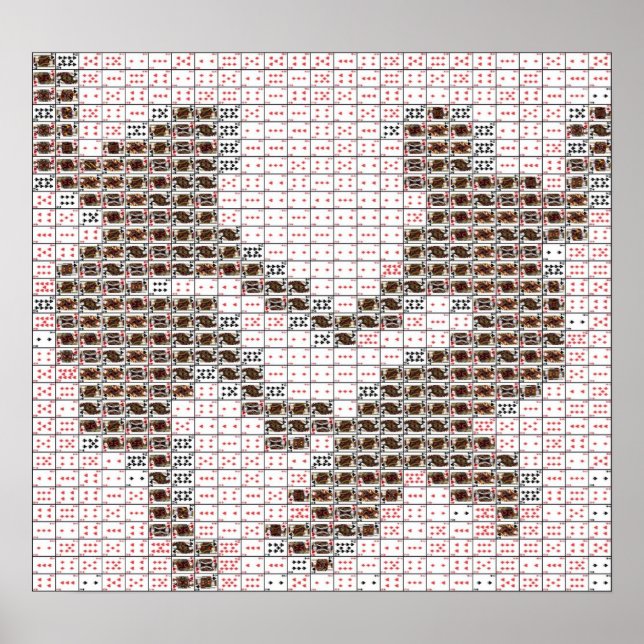 Poster Danseurs Jouer Carte Montage (Devant)